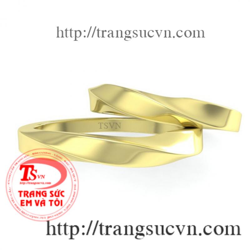 Nhẫn cưới trơn đẹp