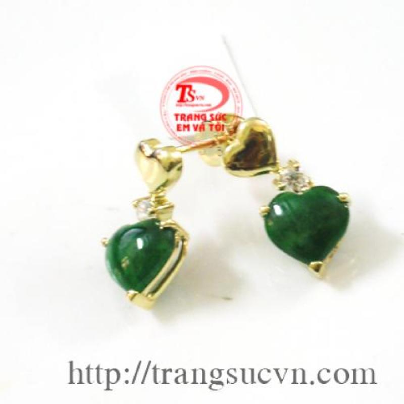 Hoa tai ngọc jadeite phong thủy