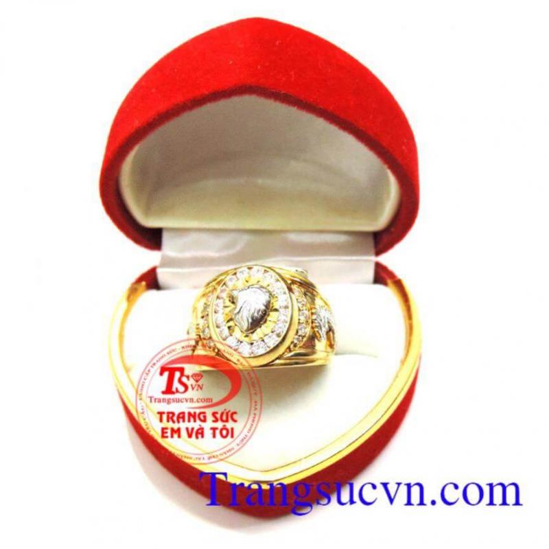 Nhẫn vàng báo rồng