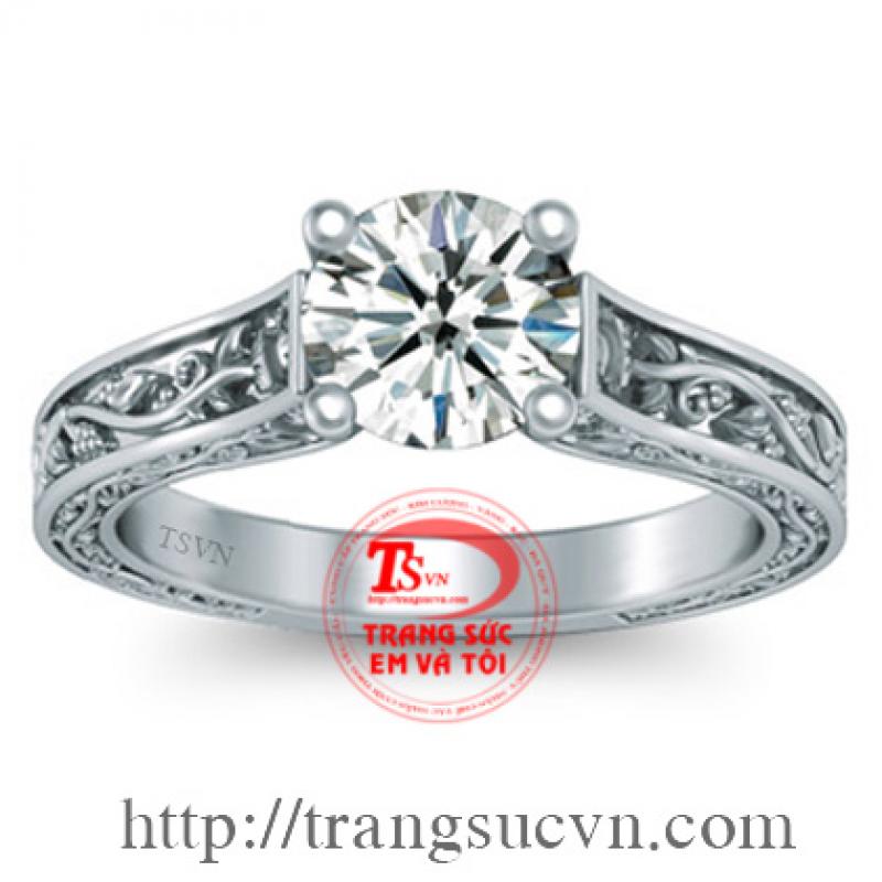 Nhẫn đính hôn kim cương đẹp