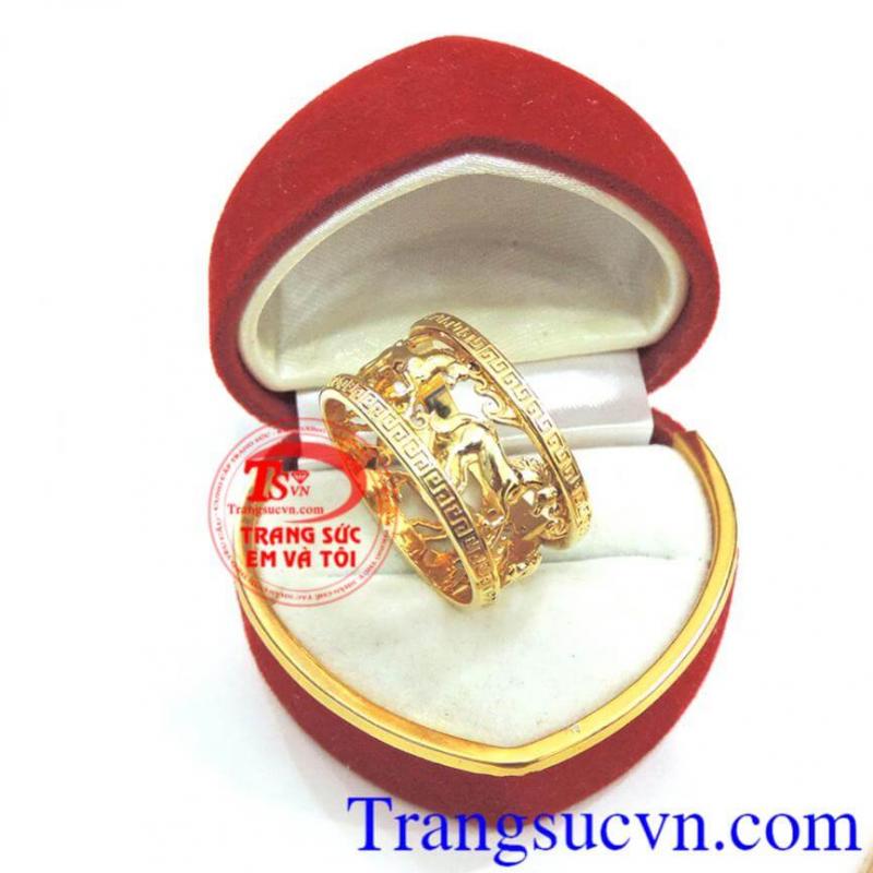 Nhẫn nam tuổi ngọ vàng