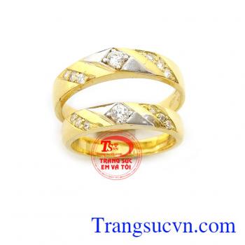 Nhẫn cưới vàng giá rẻ đẹp sang trọng kinh tế cho đôi bạn trẻ