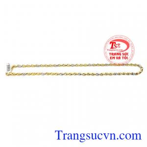Vòng cổ nam vàng sang trọng