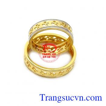 Nhẫn cưới hoa tinh tế