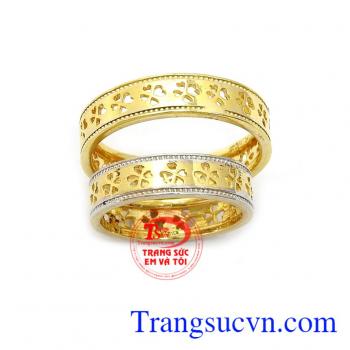 Nhẫn cưới hoa tinh tế