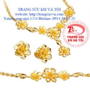 Nữ trang bộ ngày cưới vàng 24k