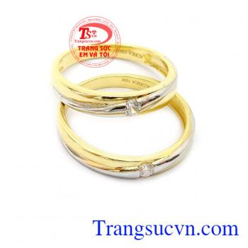 Nhẫn cưới vàng giá rẻ đẹp sang trọng kinh tế cho đôi bạn trẻ