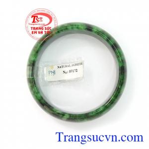 Ngọc cẩm thạch vòng tay bản to