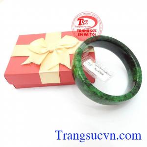 Vòng ngọc phỉ thúy thiên nhiên bản vuông thời trang