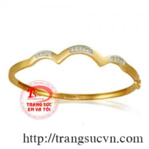 Vòng tay vàng tây 18k