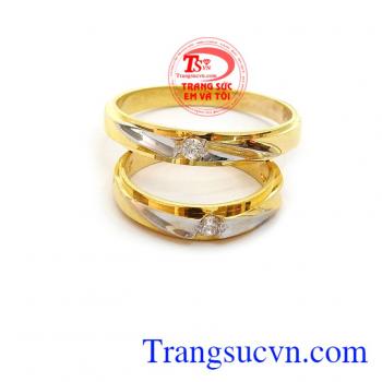 Đôi nhẫn cưới tình yêu đẹp