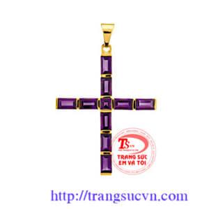 Thánh giá thạch anh tím