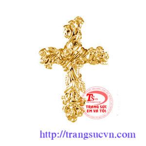 Cây thánh giá vàng 14k