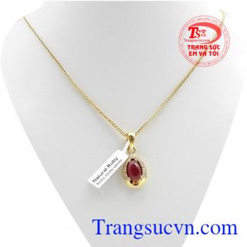 Bộ dây ruby thiên nhiên sang trọng