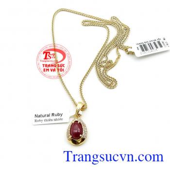 Bộ dây ruby thiên nhiên sang trọng