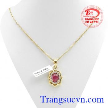 Bộ dây ruby mặt trời size to