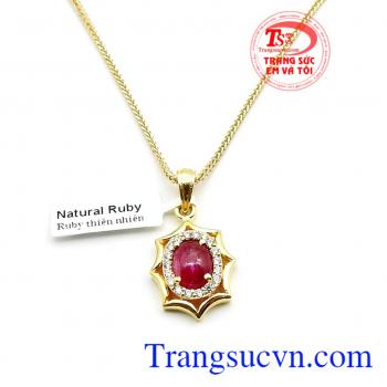 Bộ dây ruby mặt trời size to