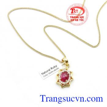 Bộ dây ruby mặt trời size to