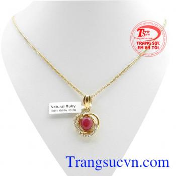 Bộ dây ruby thiên nhiên đẹp