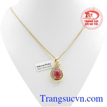 Bộ dây ruby thiên nhiên bình an