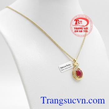 Bộ dây ruby thiên nhiên bình an