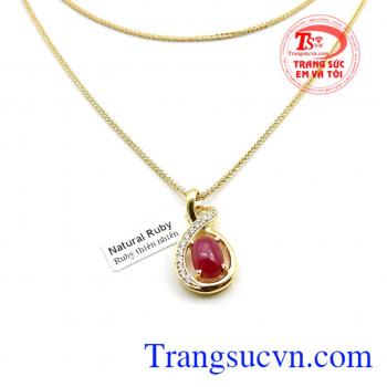 Bộ dây ruby thiên nhiên bình an
