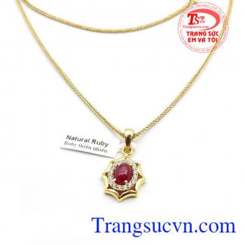 Bộ dây ruby mặt trời size nhỏ