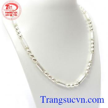 Dây Chuyền Bạc Nam Cao Cấp