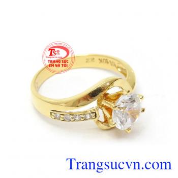 Nhẫn Nữ Vàng Phong Cách