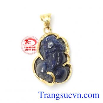 Mặt Dây Tỳ Hưu Sapphire Tài Lộc