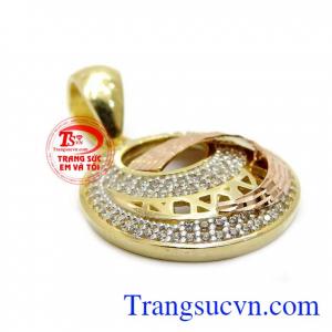 Mặt dây nữ hiện đại vàng 10k