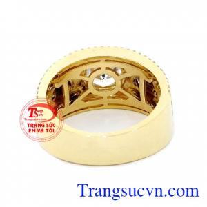 Nhẫn nam thời trang vàng 10k