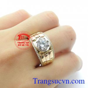 Nhẫn nam thời trang vàng 10k
