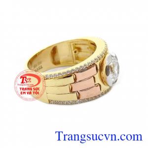 Nhẫn nam thời trang vàng 10k