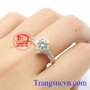 Nhẫn nữ kiêu sa vàng 10k