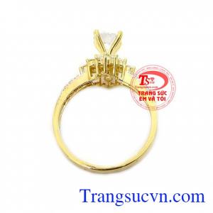 Nhẫn nữ kiêu sa vàng 10k
