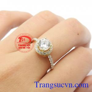 Nhẫn nữ tỏa sáng vàng 10k