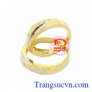 Nhẫn cưới Forever vàng 10k