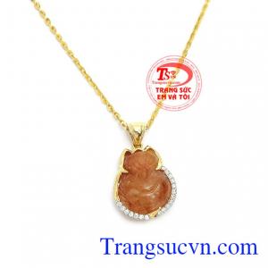 Mặt dây hồ ly bọc vàng