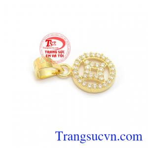 Mặt dây đồng tiền may mắ