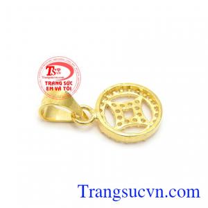 Mặt dây đồng tiền may mắ