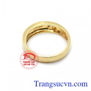 Nhẫn nam vàng 10k tinh tế