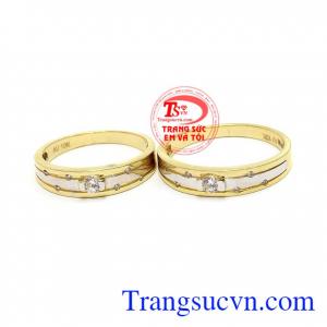 Nhẫn cưới hạnh phúc trăm năm