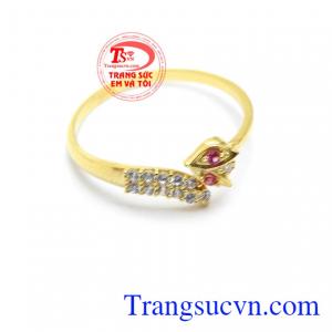 Nhẫn nữ hồ ly xinh xắn bảo hành 6 tháng, giao hàng nhanh trên toàn quốc