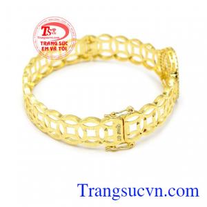 Vòng tay kim tiền may mắn