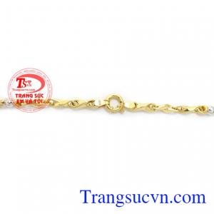 Dây chuyền nam vàng tây sang trọng