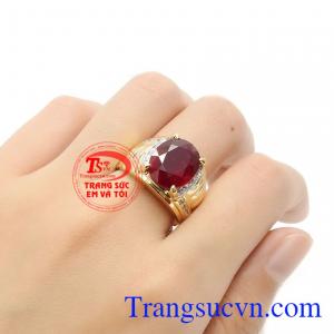 Nhẫn ruby lịch lãm