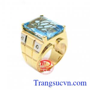 Nhẫn nam topaz đẳng cấp