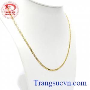 Dây Chuyền Vàng Tây Cá Tính