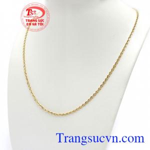 Dây chuyền vàng thương hiệu uy tín, chất lượng, bảo hành 06 tháng